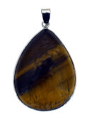 Pendant DropShape Caged Tiger