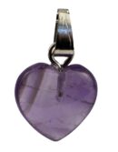 Pendant Heart Amethyst 10mm