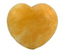 Stone Heart Yellow Calcite