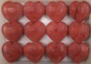 Stone Heart Cherry Quartz 40x40mm