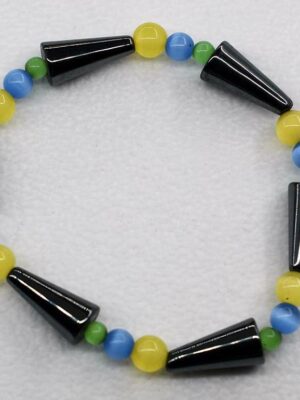 Bracelet Magnetic Hematite Multicolour Beads