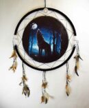 Dream Catcher Wolf  24 Inch