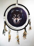 Dream Catcher Wolf 24 Inch