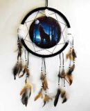 Dream Catcher Wolf 13 Inch