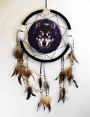 Dream Catcher Wolf 13 Inch