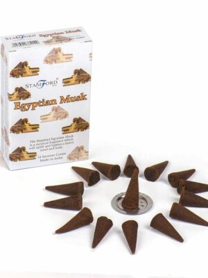 Incense Cones Stamford Egyptian Musk (Various Quantities)