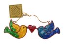 Suncatcher Love Birds Heart