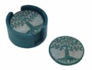 Soapstone Coaster X 6 Teal