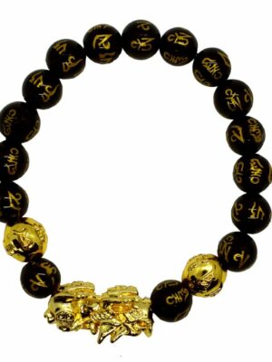 Bracelet 10mm Onyx Feng-Shui