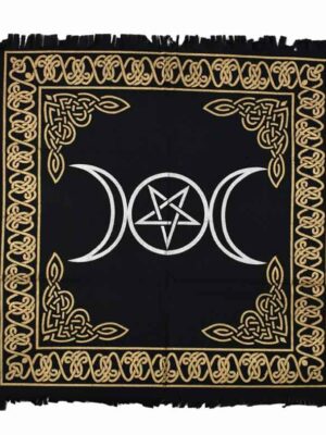 Altar Cloth Triple Moon 60X60cm