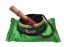 Singing Bowl Buddha 11cm Green