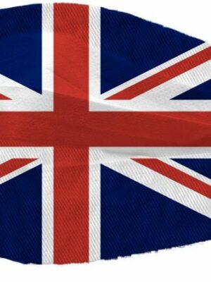 Mask British Flag 2PCS
