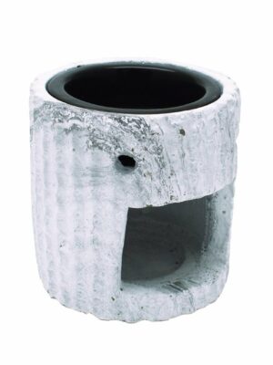 Oil Burner Ceramic Round Blue