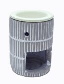 Oil Burner Ceramic Round Blue