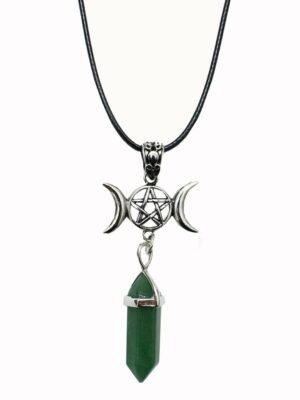 Necklace Wand Aventurine 3 Moon