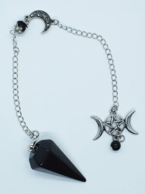 Pendulum Triple Moon Obsidian