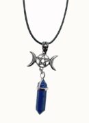 Necklace Wand Lapis 3 Moon