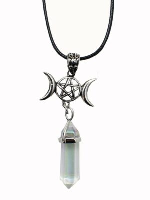 Necklace Wand Angel Aura 3 Moon
