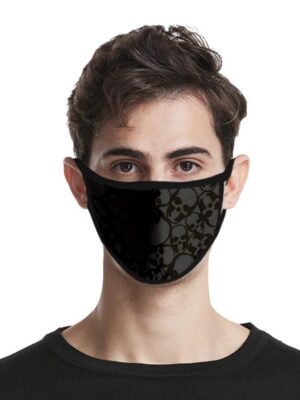 Mask Black Skulls 2PCS