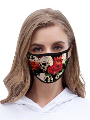Mask Skull and Roses 2PCS