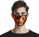 Mask Skull on Fire 2PCS