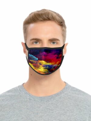 Mask Colourful Clouds 2PCS