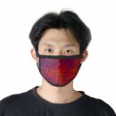 Mask Leopard Print Red 2PCS