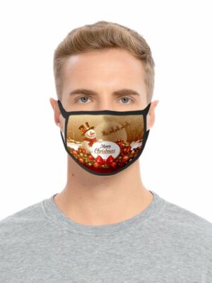 Mask Xmas Snowman 2PCS