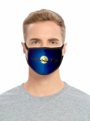Mask Xmas Flying Raindeers 2PCS