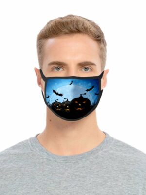 Mask Halloween Pumpkins/Bats 2PCS