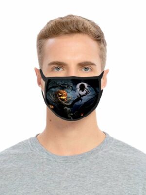 Mask Halloween Pumpkin Reaper 2PCS