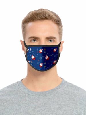 Mask Xmas Santa and Snow Flake 2PCS