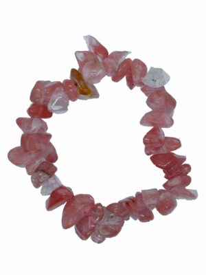Bracelet Chip Cherry Quartz Chunky