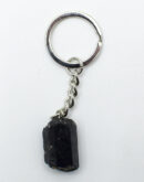 Keyring Rough Black Tourmaline