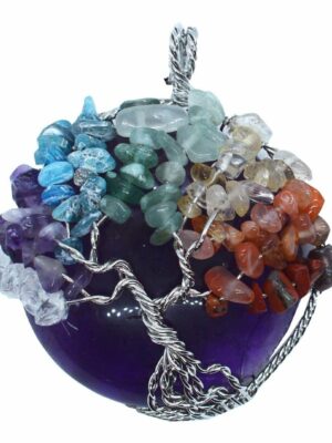 Pendant Chakra Tree Amethyst