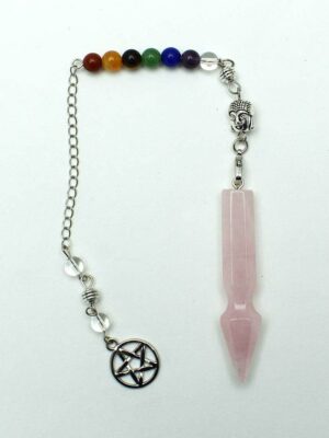 Pendulum Pentagram Rose Quartz