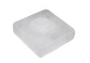 Selenite Square Dimple Block Support