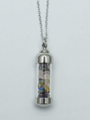 Necklace Wish Bottle Mixed Chips