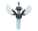 Pendant Wing On Opalite Wand