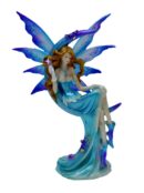 Fairy On The Moon Blue