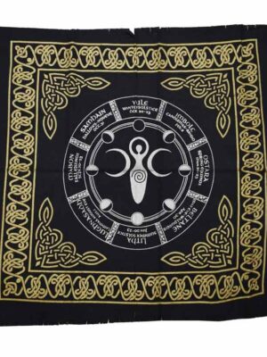 Altar Cloth Triple Moon 60X60cm