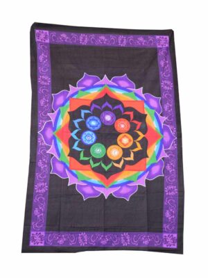 Bedspread Single Chakra Rainbow