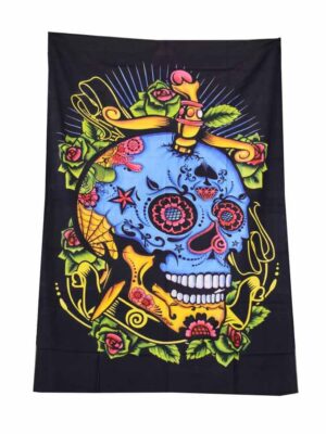 Bedspread Single Skull Dagger