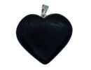 Pendant Black Obsidian Heart