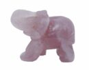 Elephant Rose Qtz Stone 40mm