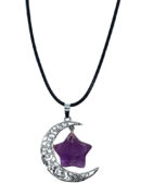 Necklace Star on Moon Amethyst