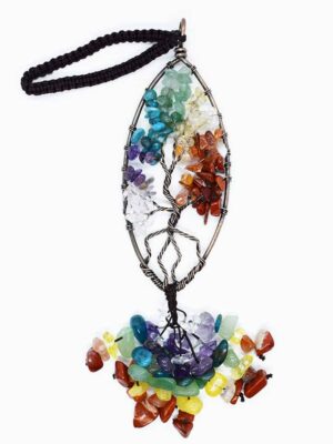 Chakra Tree Hanging Oval