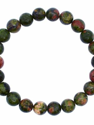 Bracelet Unakite Bead 8mm