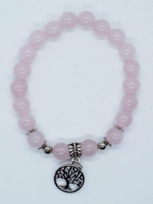 Bracelet Rose Quartz Tree of L