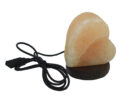Salt Lamp Heart USB 12cm